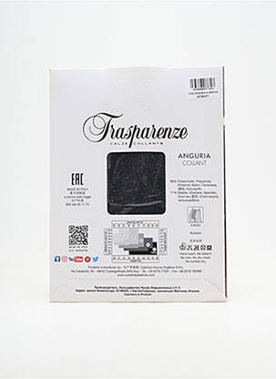 Kojinės taškinis raštas juodas TRASPARENZE moteris