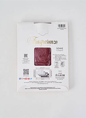 Kojinės fantazijos raštas violetinis TRASPARENZE moteris