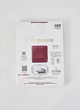 Kojinės fantazijos raštas violetinis TRASPARENZE moteris