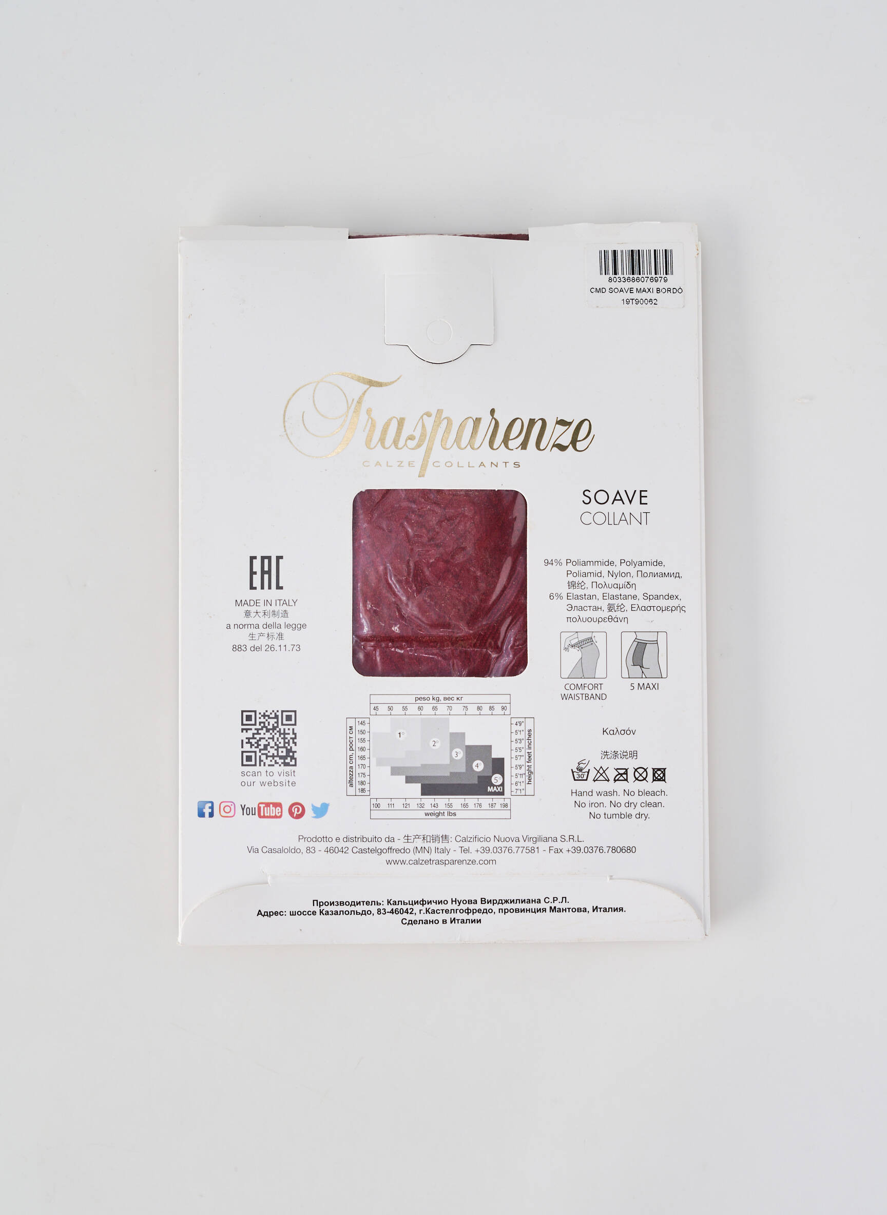 Kojinės fantazijos raštas violetinis TRASPARENZE moteris