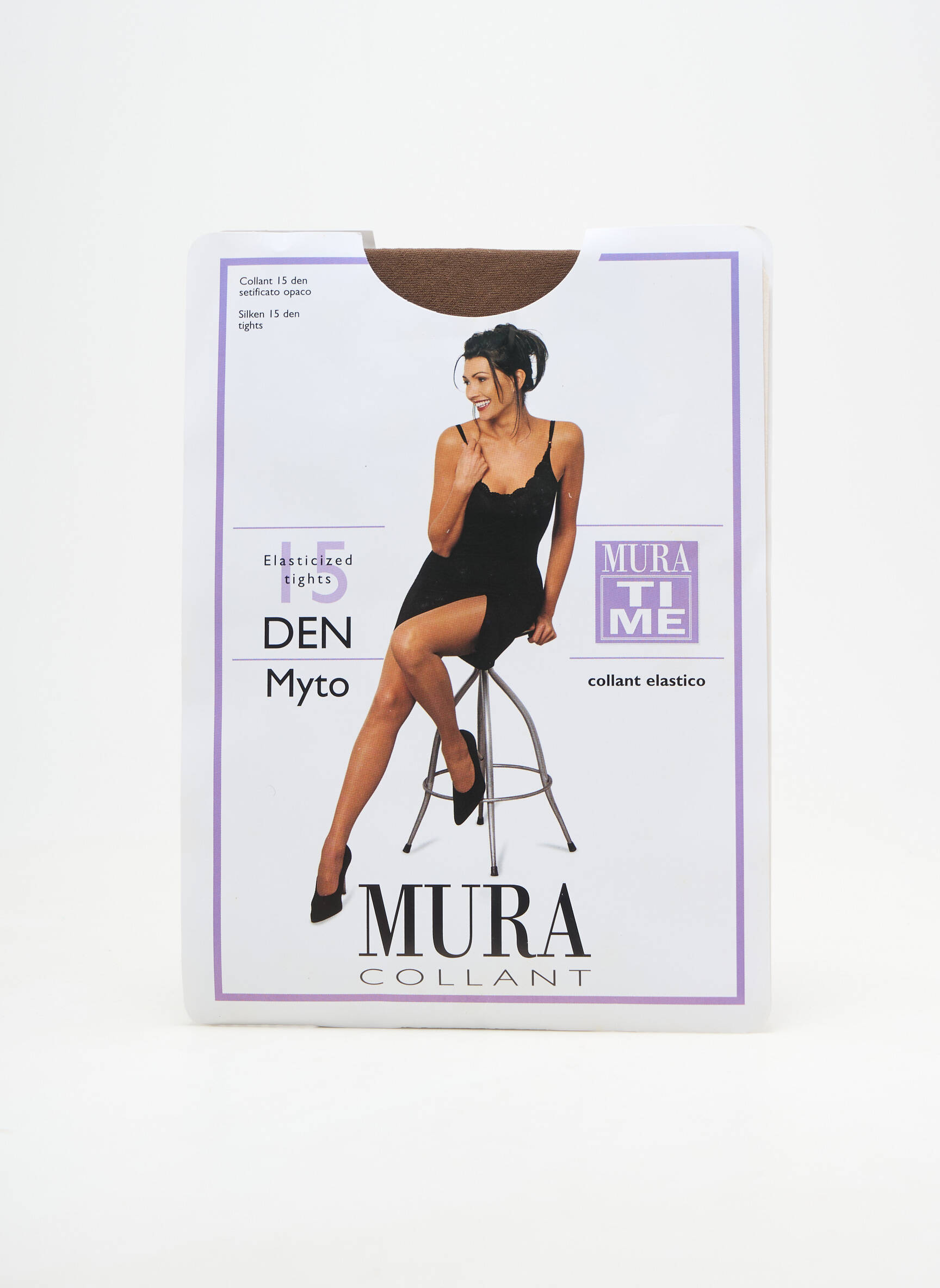 Kojinės tamprumas rudas MURA moteris