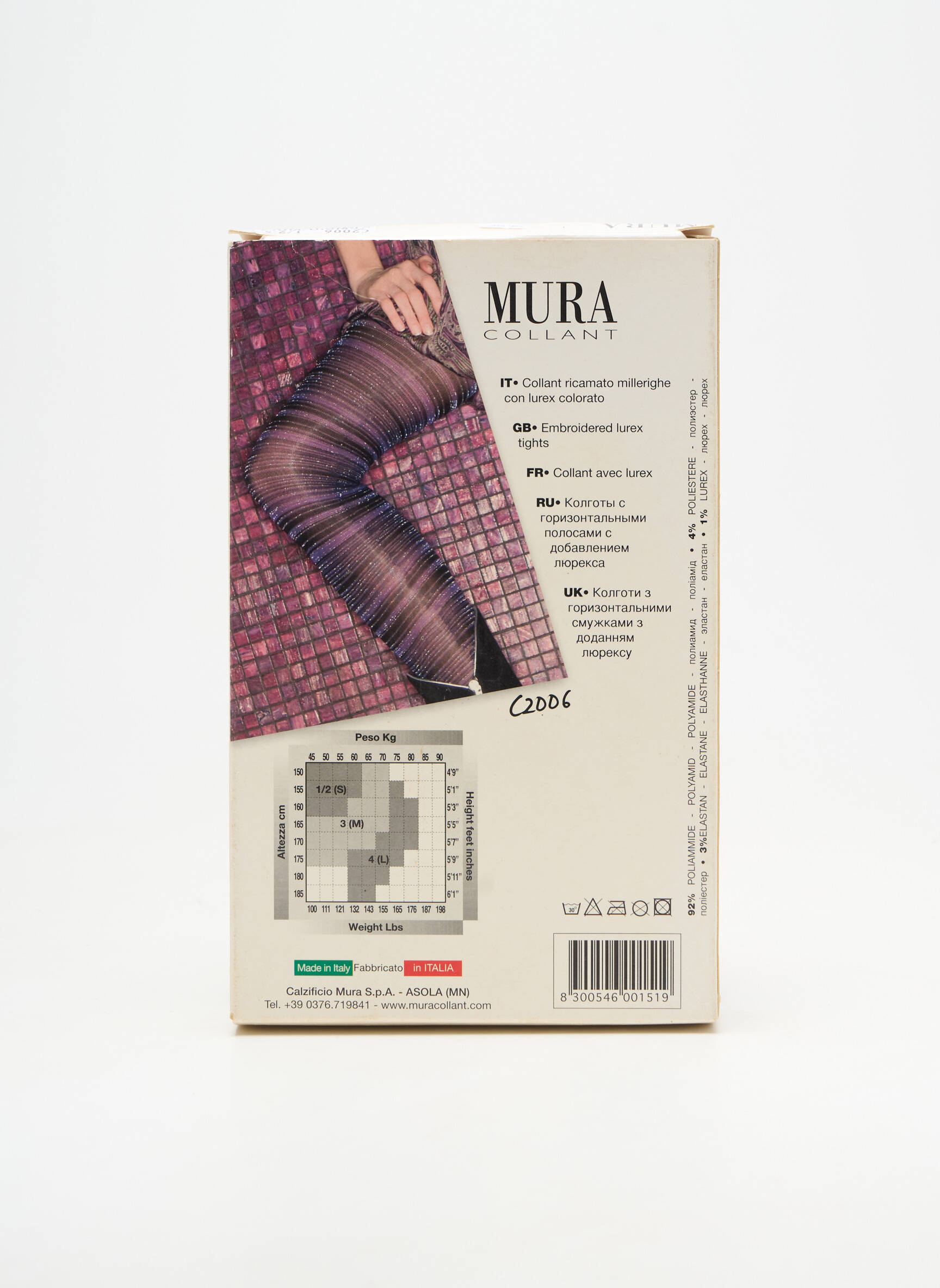 Kojinės tamprumas violetinis MURA moteris