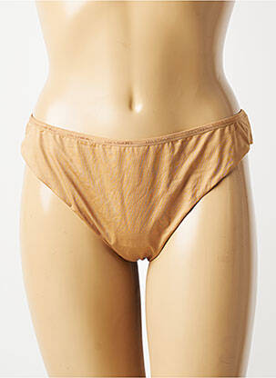 Tanga satino audinys rudas LISE CHARMEL moteris