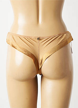 Tanga satino audinys rudas LISE CHARMEL moteris