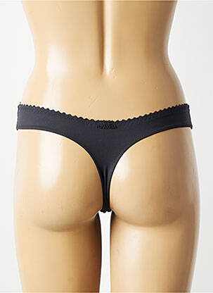 Tanga satino audinys juodas PRIMADONNA moteris