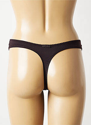 Tanga satino audinys rudas MARIE JO moteris