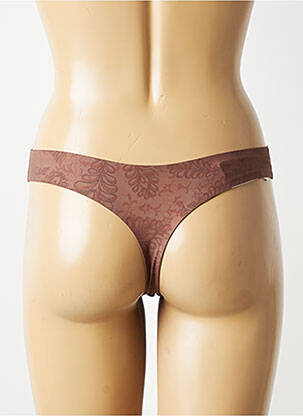 Tanga tamprumas rudas AUBADE moteris