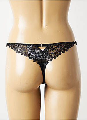 Tanga tamprumas juodas MARIE JO moteris