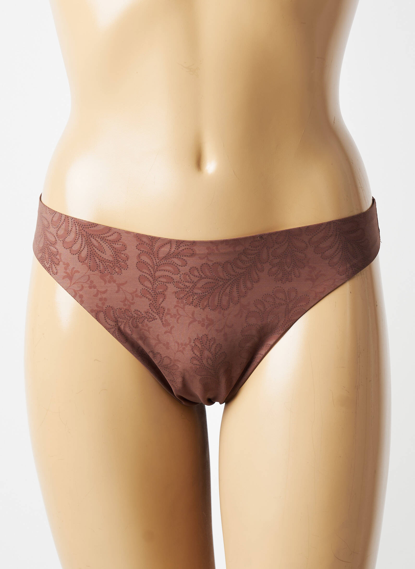 Tanga tamprumas rudas AUBADE moteris