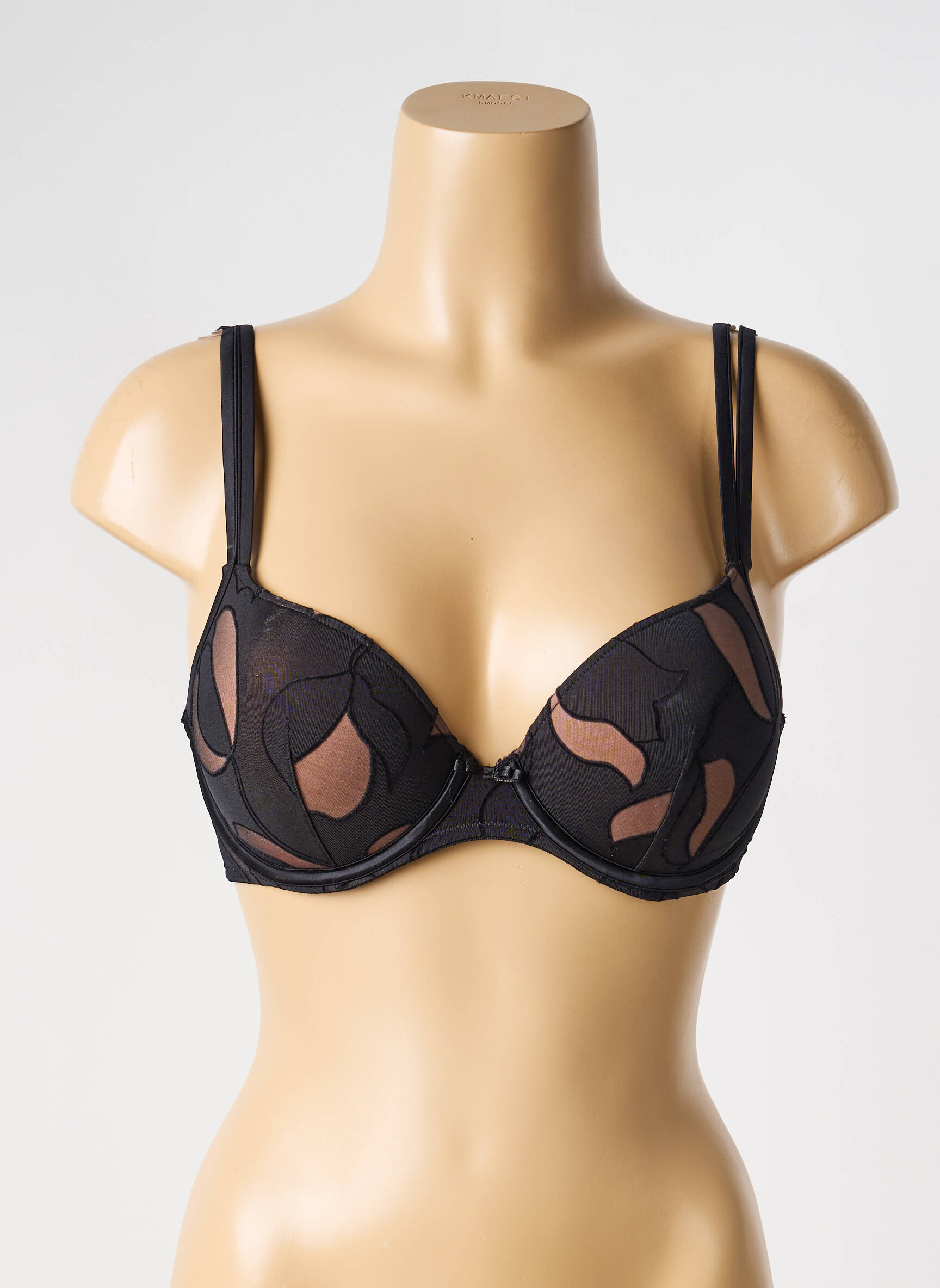 Liemenėlė push-up liemenėlė su aukštu palaikymu push-up liemenėlė su aukštu palaikymu juodas MARIE JO moteris