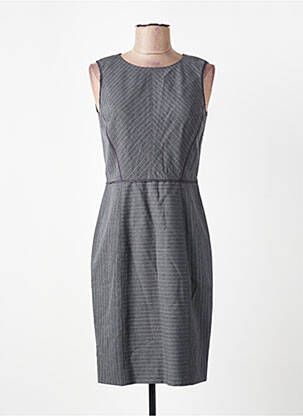 Pusilgių suknelė be rankų be rankų pilka BROOKS BROTHERS moteris