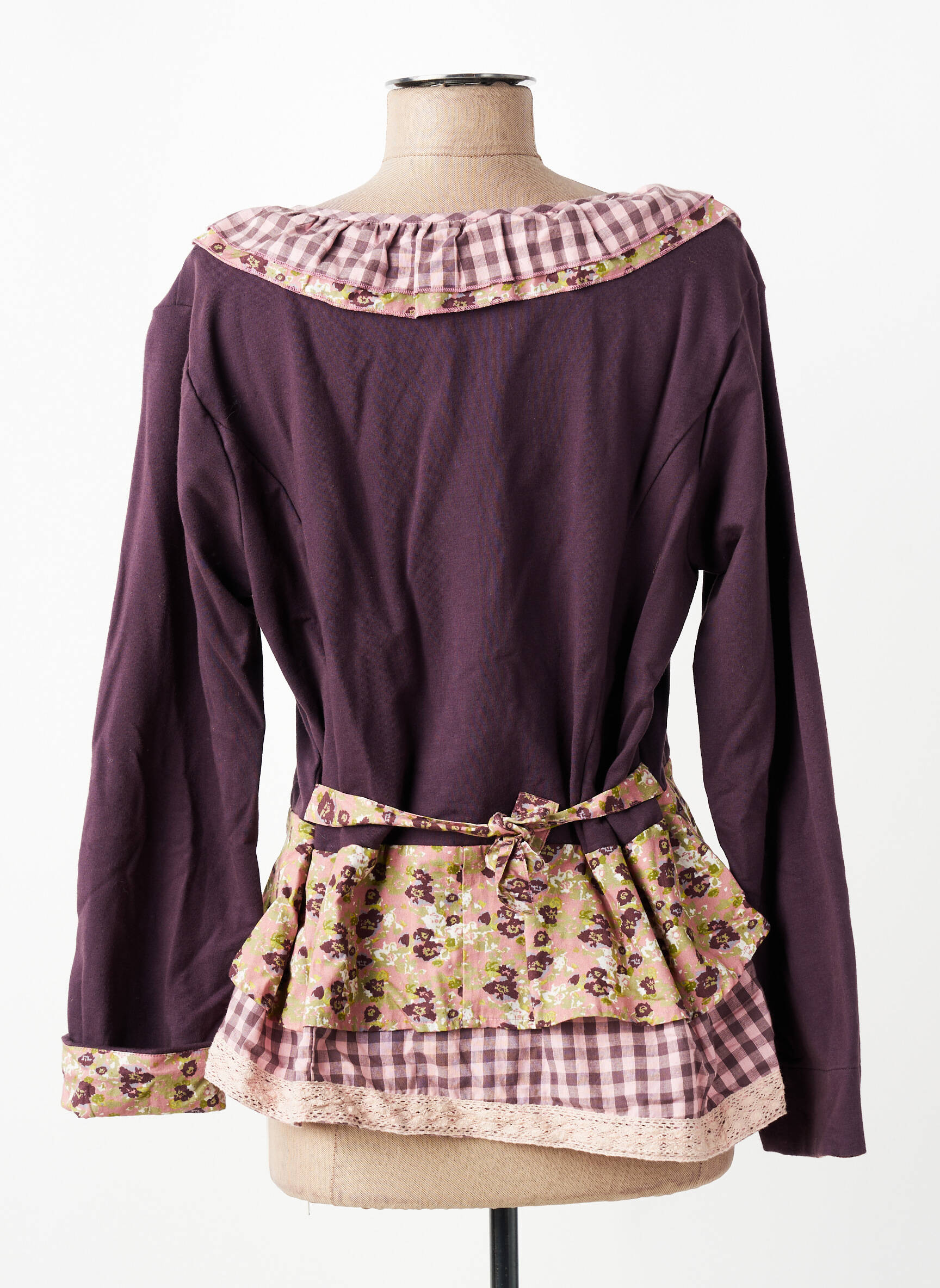 Kasdienis švarkas centrinė iškirptė violetinis RHUM RAISIN moteris