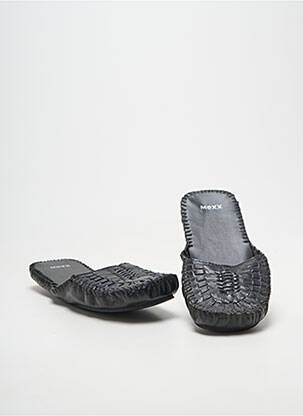 Mule/sabotai plokščias kulnas iki 3 cm juodas MEXX moteris