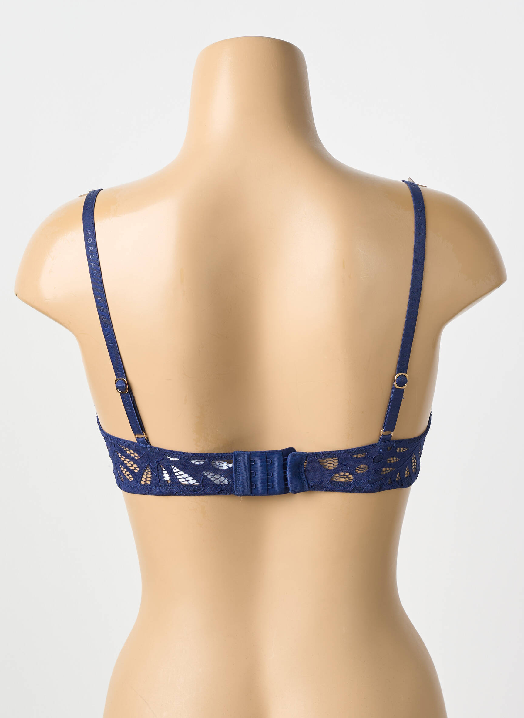 Liemenėlė push-up liemenėlė su aukštu palaikymu push-up liemenėlė su aukštu palaikymu mėlyna MORGAN moteris