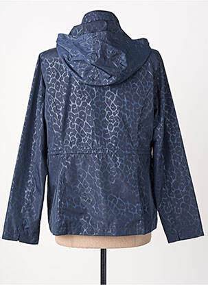 Apsauga nuo lietaus priekinis užtrauktukas su gobtuvu mėlyna VIRGINIA BLU' moteris
