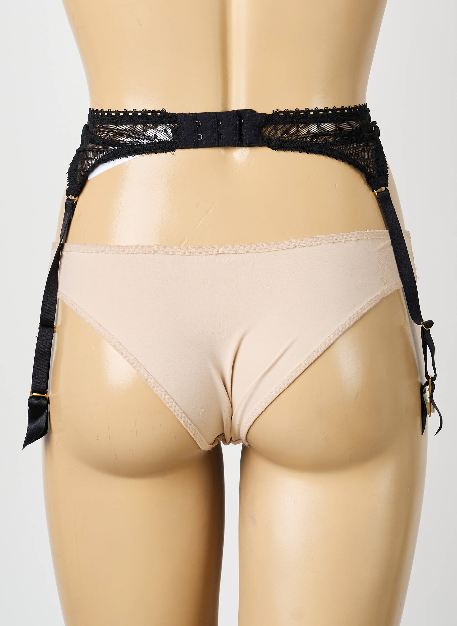 Korsetas/diržas siuvinėjimas juodas AUBADE moteris