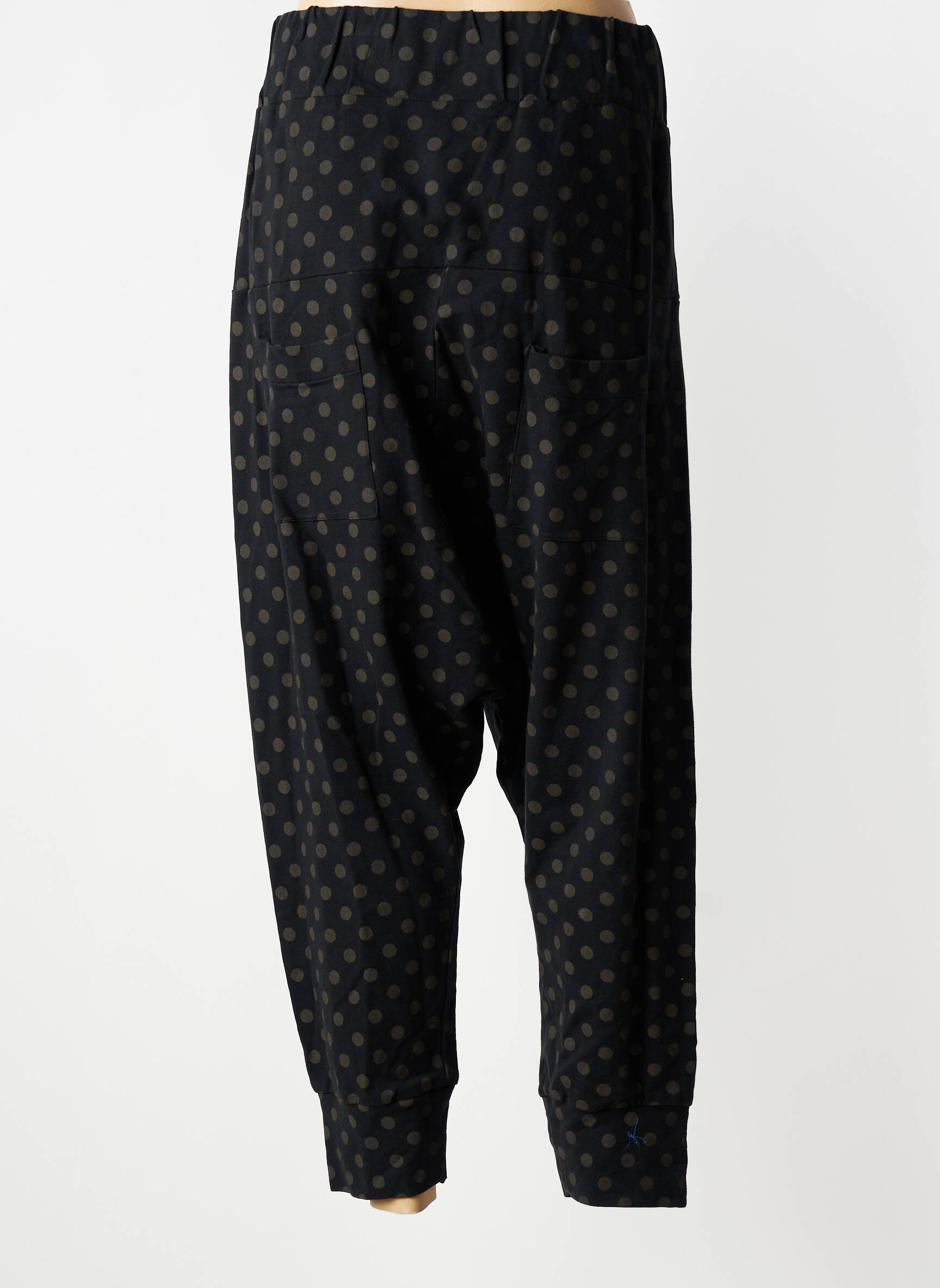 Sarouelis jersey audinys normala dydis juodas RHUM RAISIN moteris
