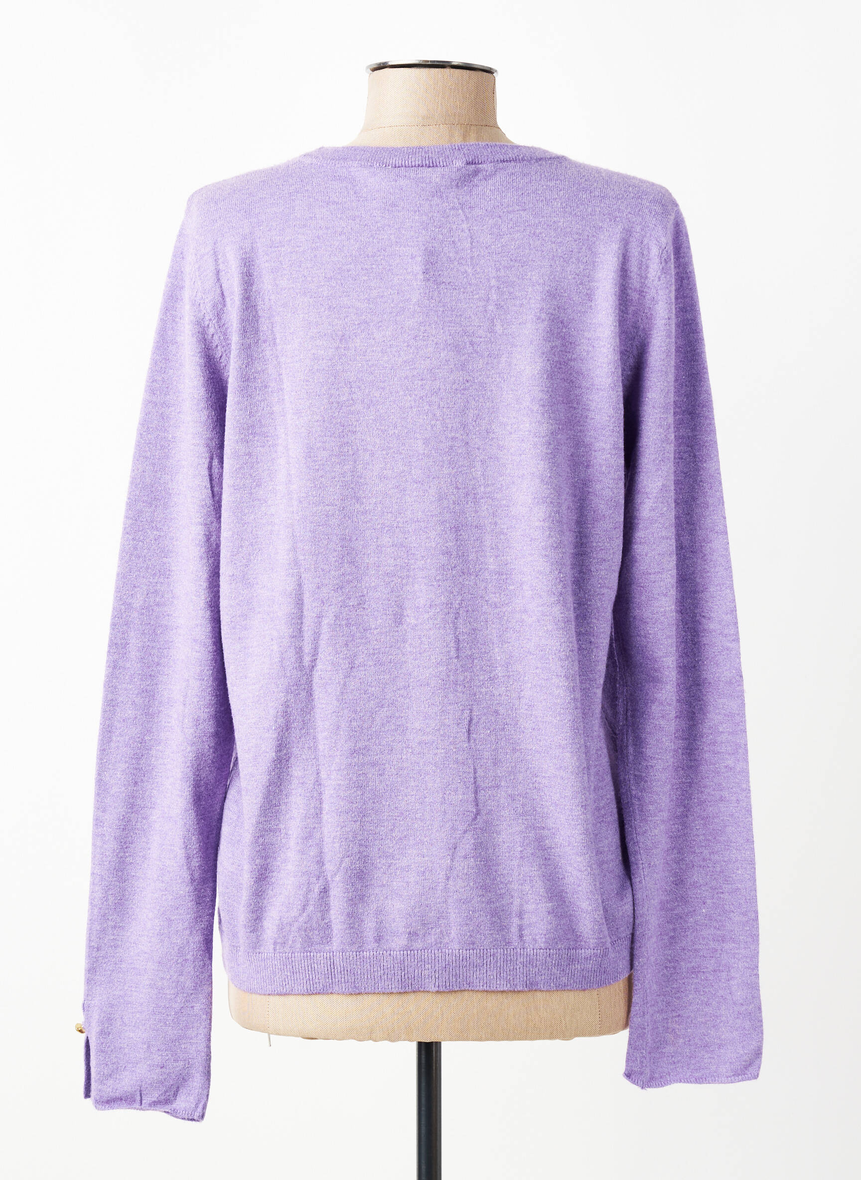 Ilgų rankovių liemenė apatinė dalis siaura violetinis CREAM moteris
