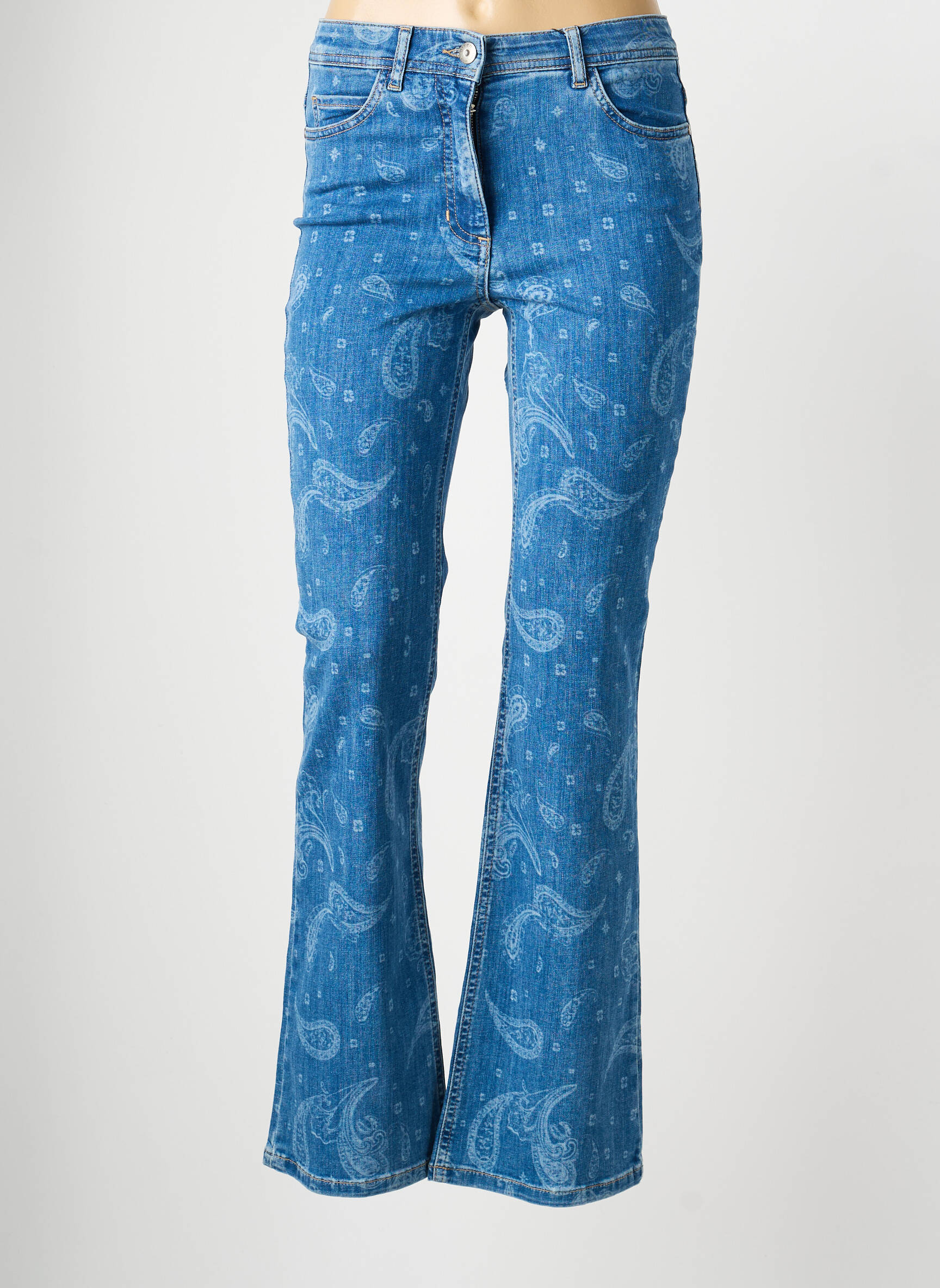 Bootcut džinsai normala dydis normala dydis mėlyna OLSEN moteris