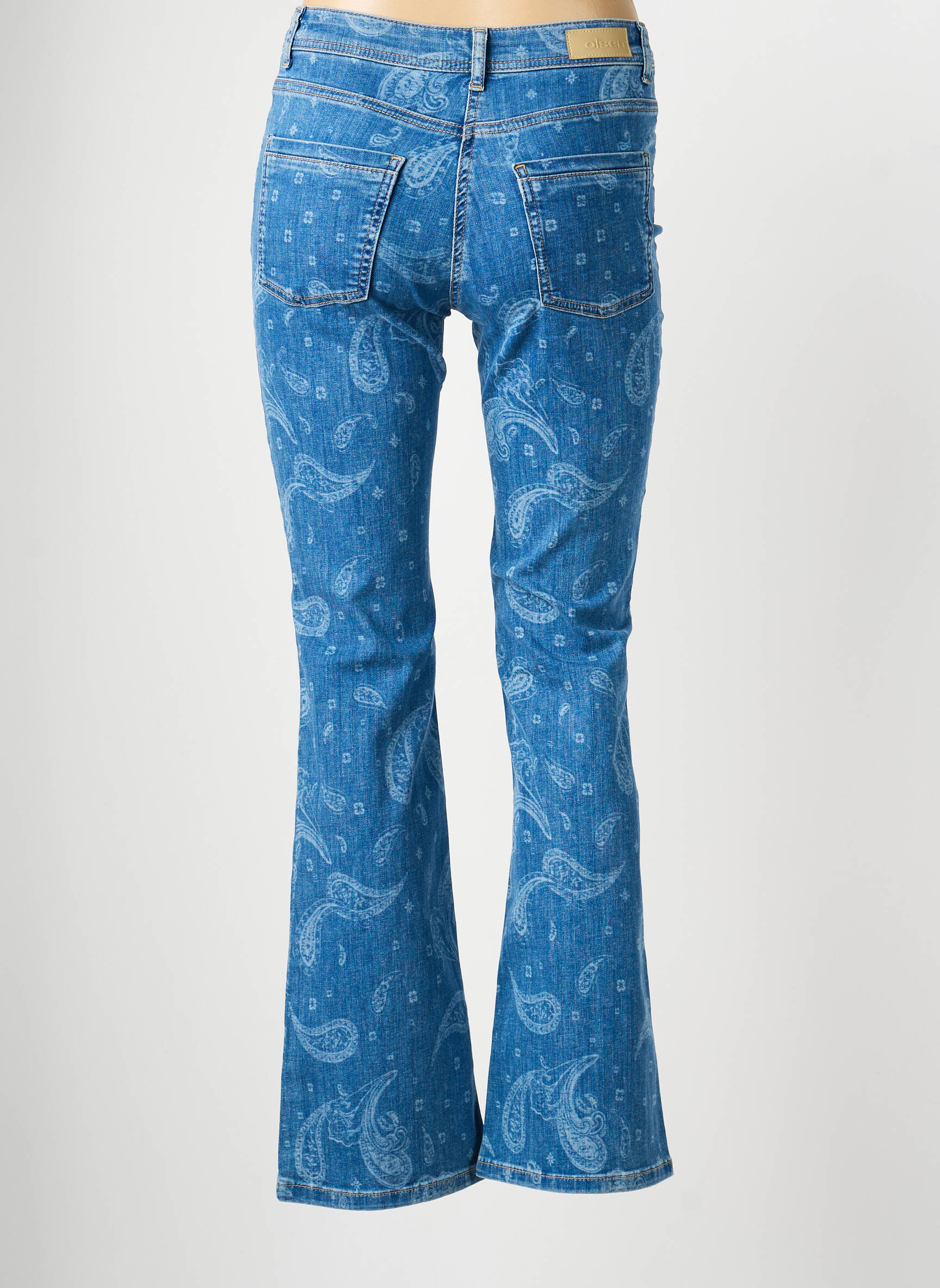 Bootcut džinsai normala dydis normala dydis mėlyna OLSEN moteris