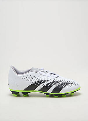 Bėgimo bateliai futbolo sportas apvalus mygtukas baltas ADIDAS vaikas