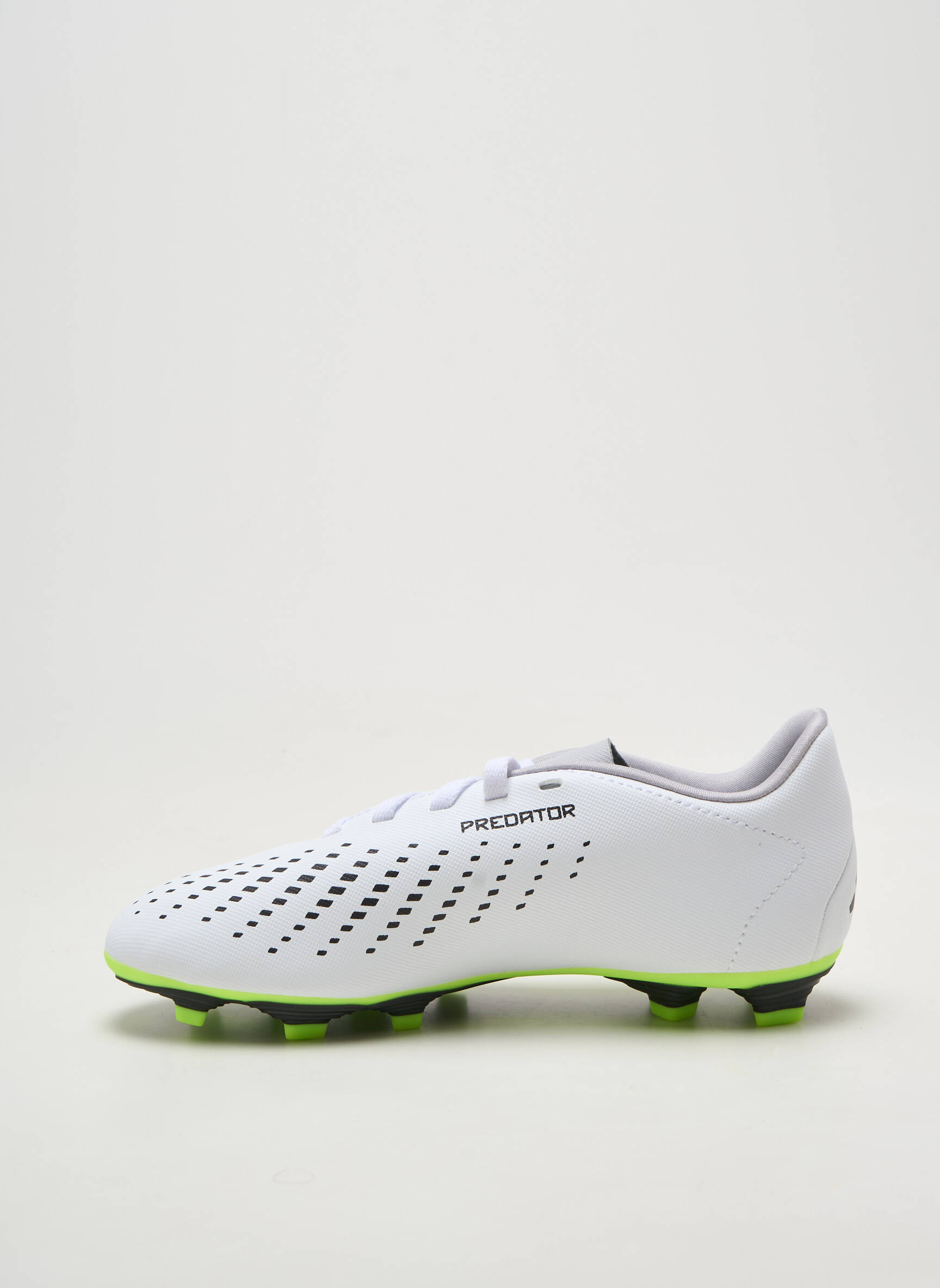 Bėgimo bateliai futbolo sportas apvalus mygtukas baltas ADIDAS vaikas