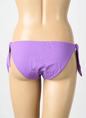 Maudymosi kelnaitės tamprumas bikini violetinis GENIUS moteris