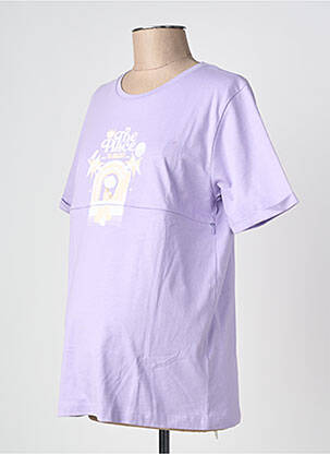 Nėštumo marškiniai / topai centrinė iškirptė violetinis YOU & MILK moteris