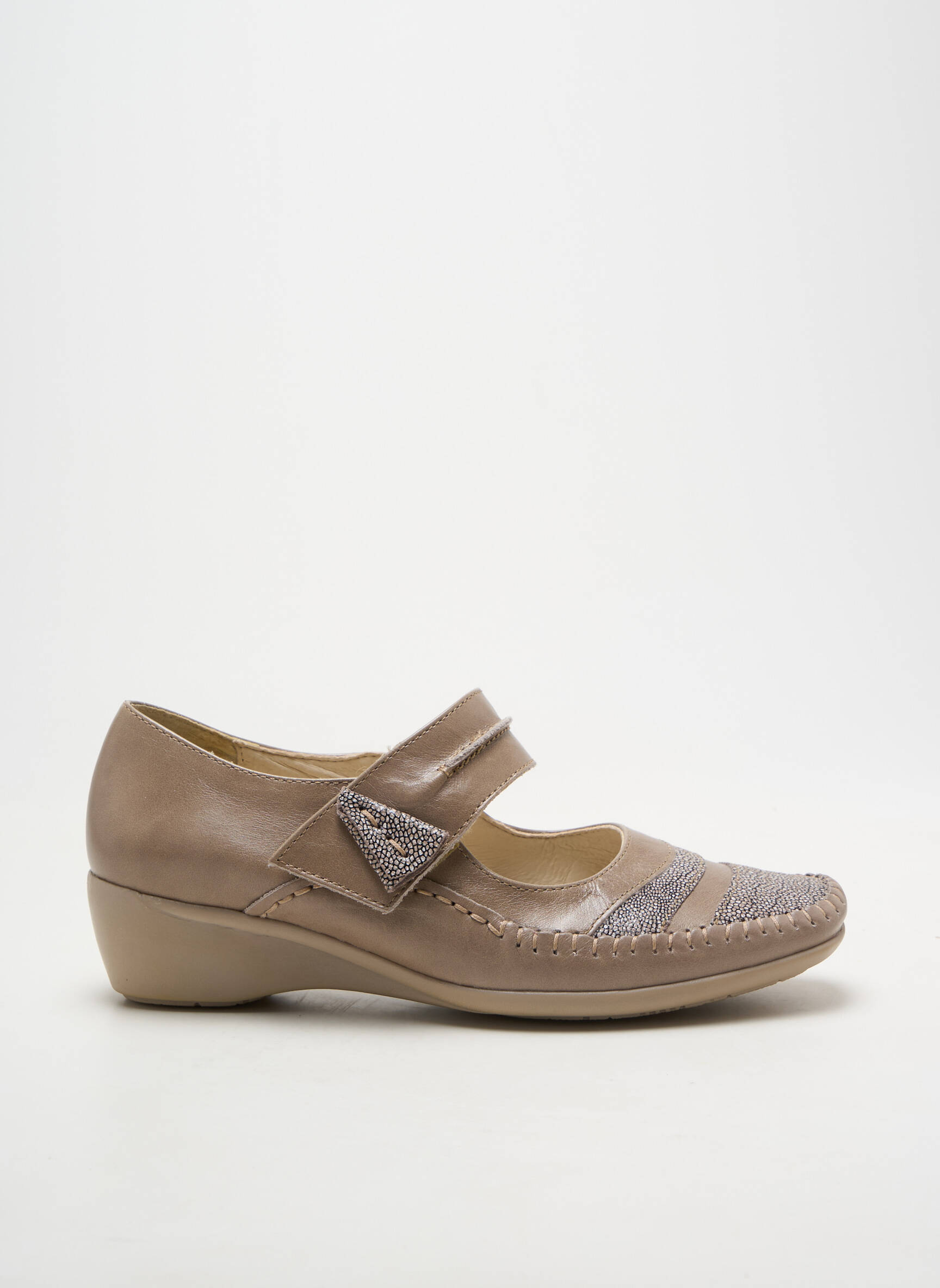 Balerinos išimama padas kulnas nuo 4 iki 6 cm bežinis PEDI GIRL moteris