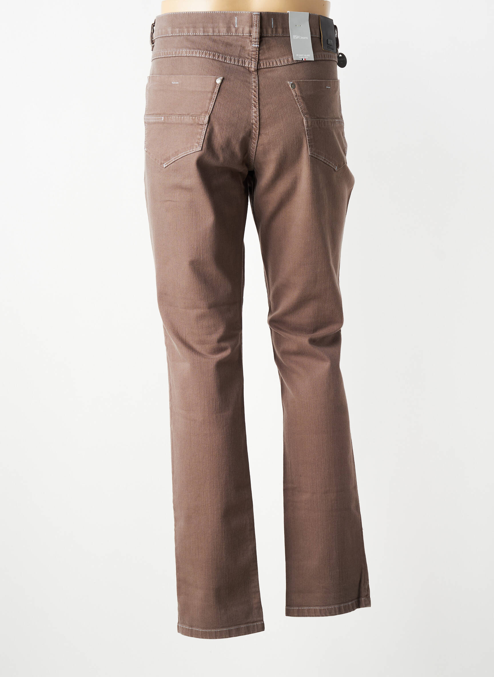 Lieknos džinsai tamprumas normala dydis rudas BRUNO SAINT HILAIRE vyras