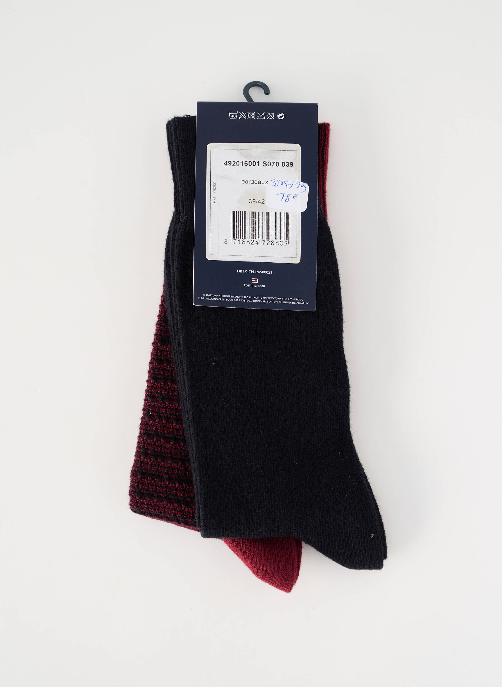 Kojinės tamprumas juodas TOMMY HILFIGER vyras