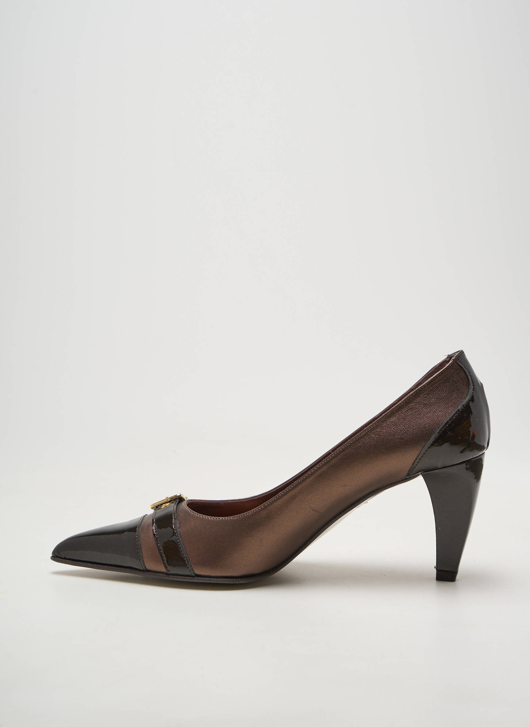 Aukštakulniai lygus medžiaga kulnas nuo 7 iki 9 cm rudas BRENDA ZARO moteris