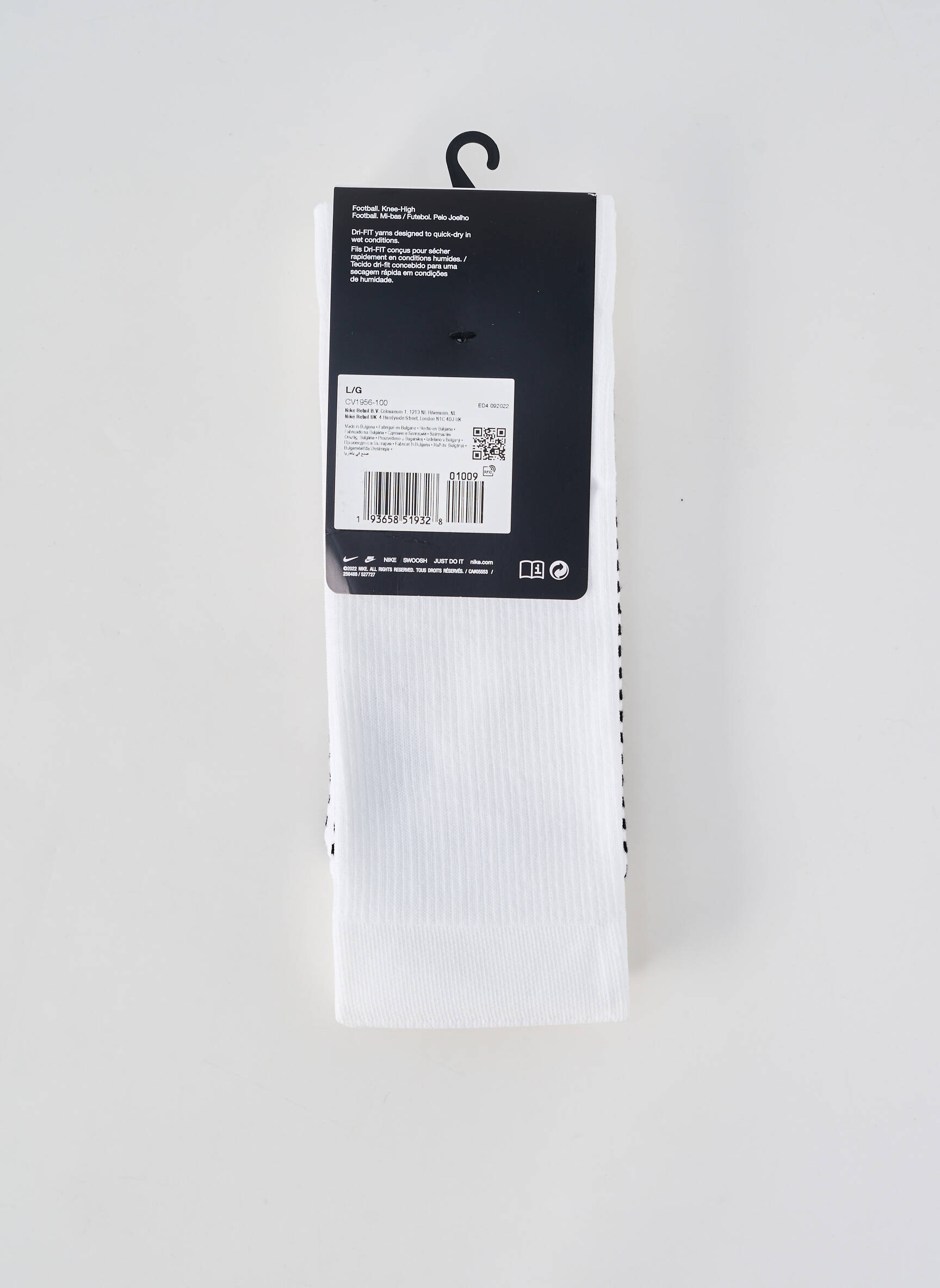 Kojinės tamprumas baltas NIKE unisexas