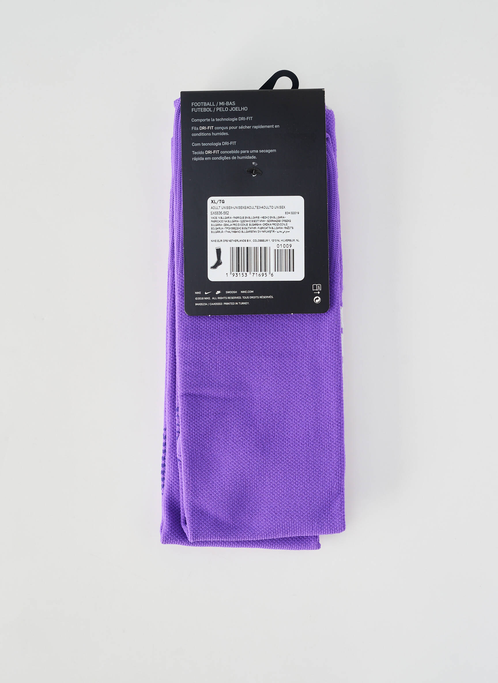 Kojinės futbolo sportas violetinis NIKE vyras