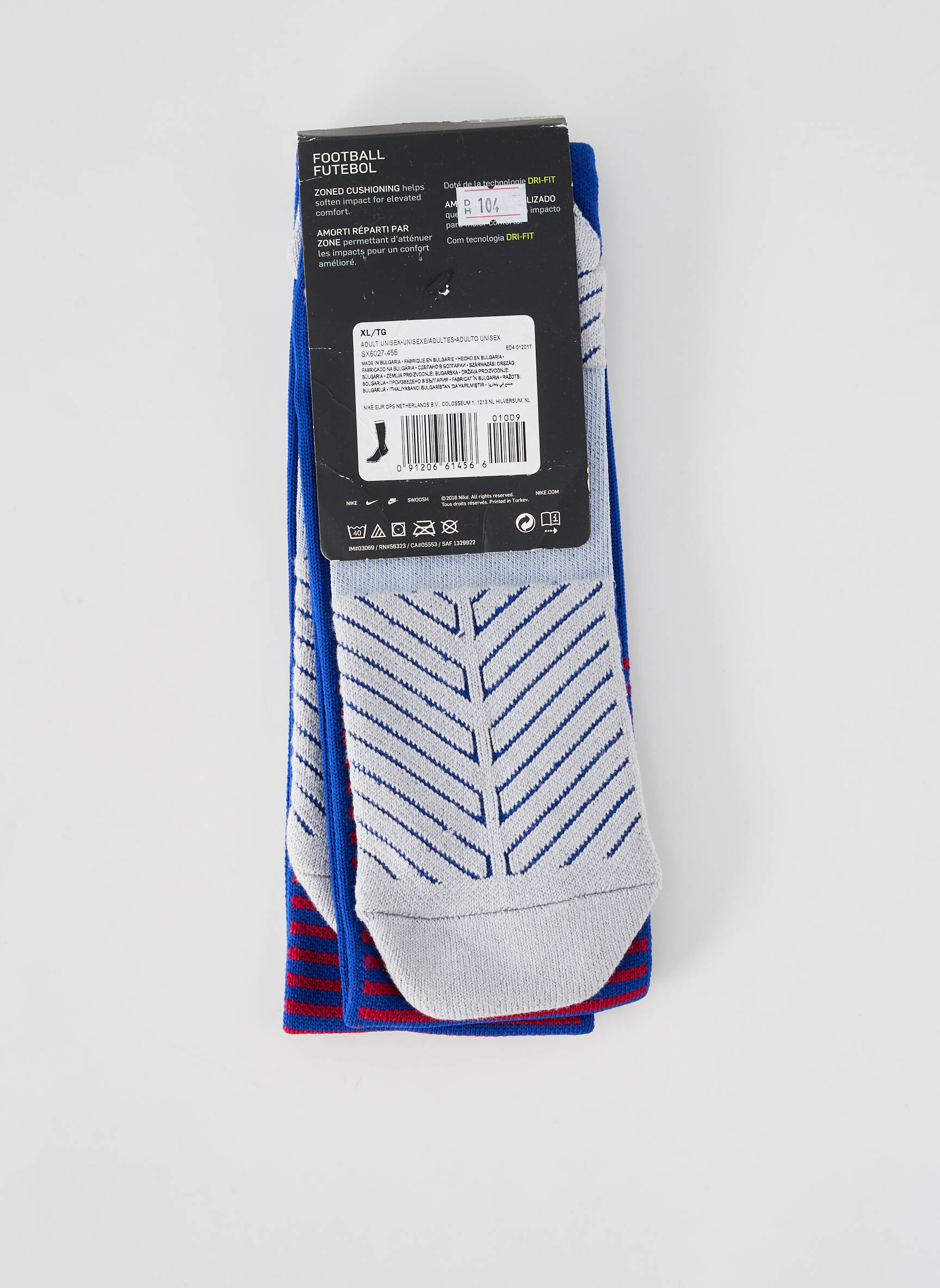 Kojinės futbolo sportas mėlyna NIKE vyras