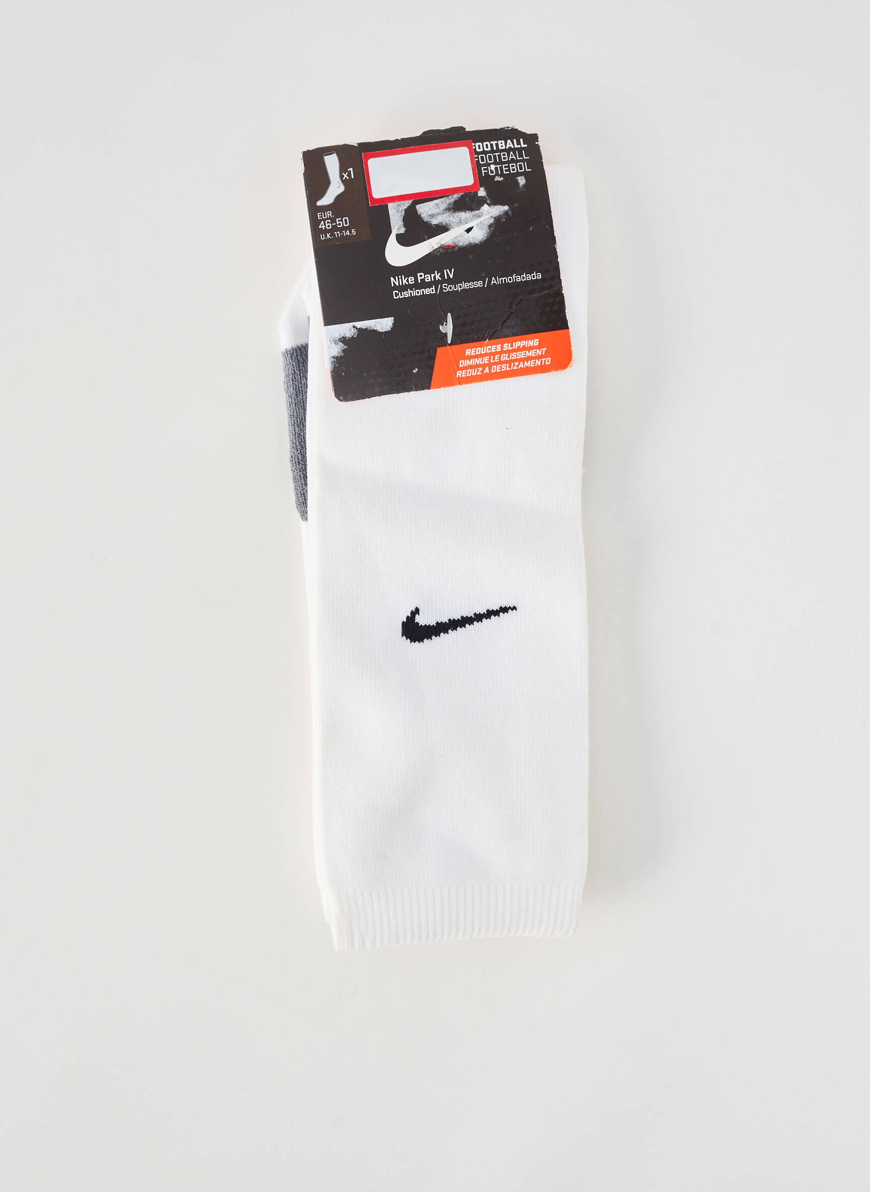 Kojinės futbolo sportas baltas NIKE vyras
