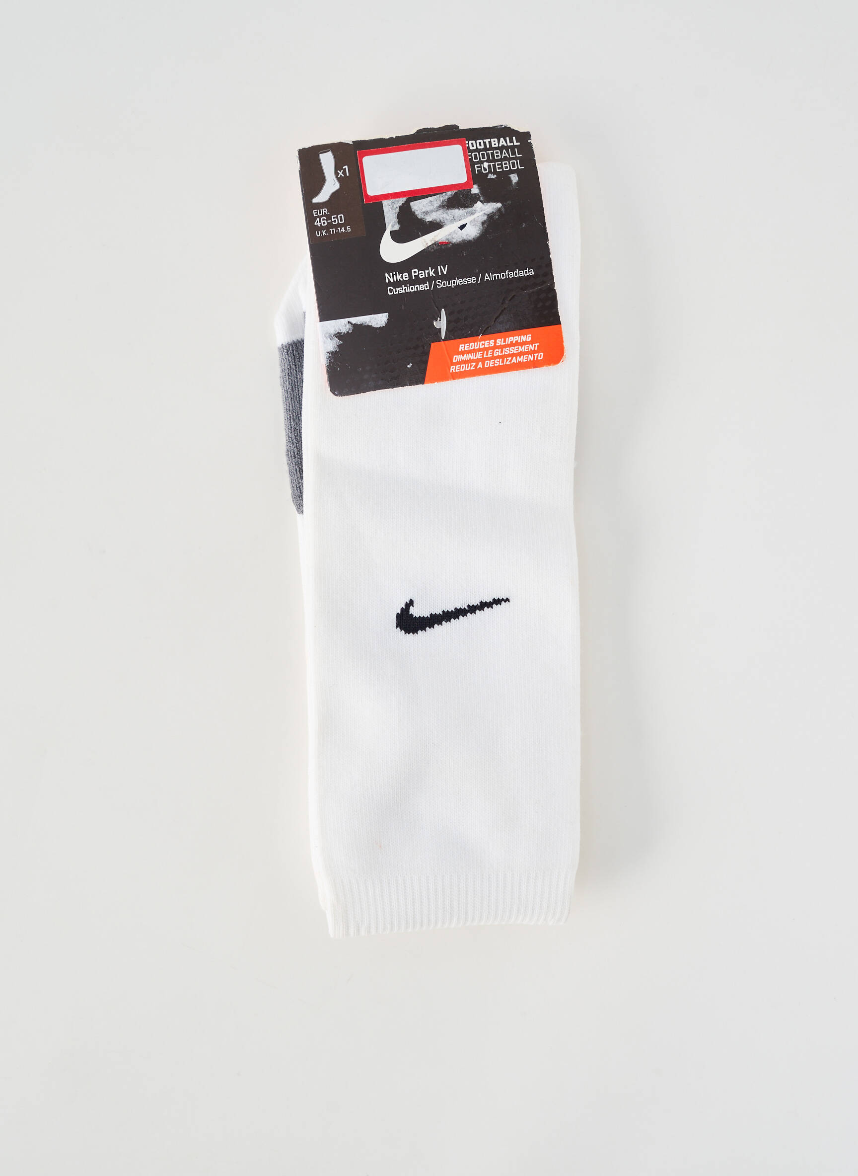 Kojinės futbolo sportas baltas NIKE vyras
