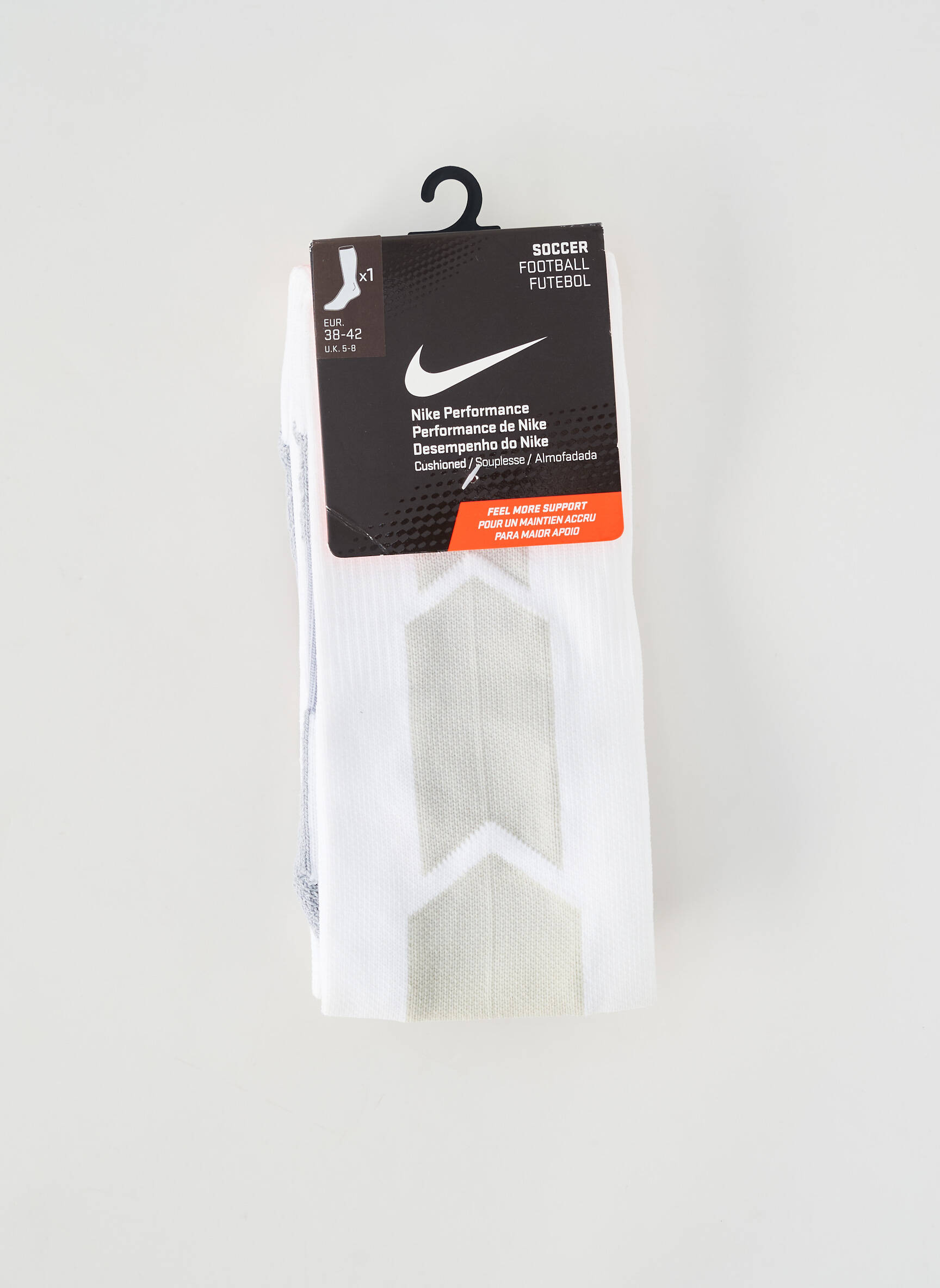 Kojinės futbolo sportas baltas NIKE vyras
