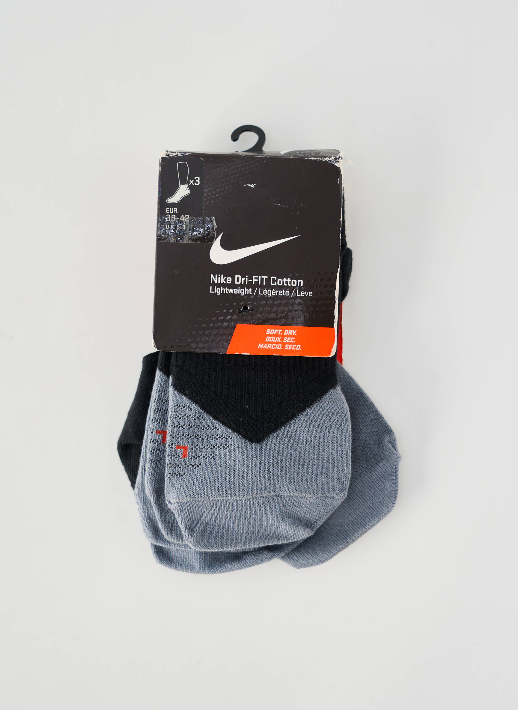 Kojinės multisporto sportas pilka NIKE vyras