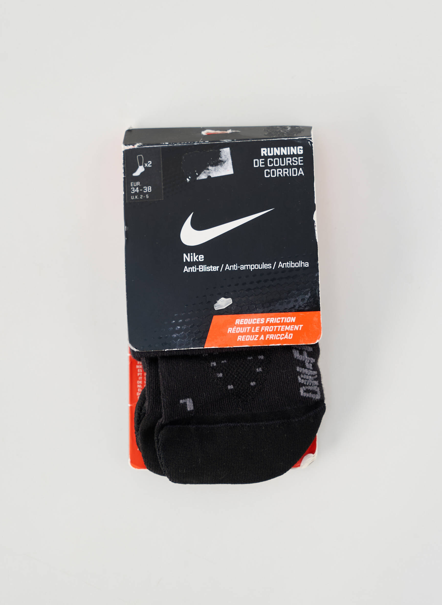 Kojinės multisporto sportas juodas NIKE vyras