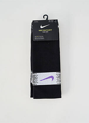 Kojinės futbolo sportas juodas NIKE vyras