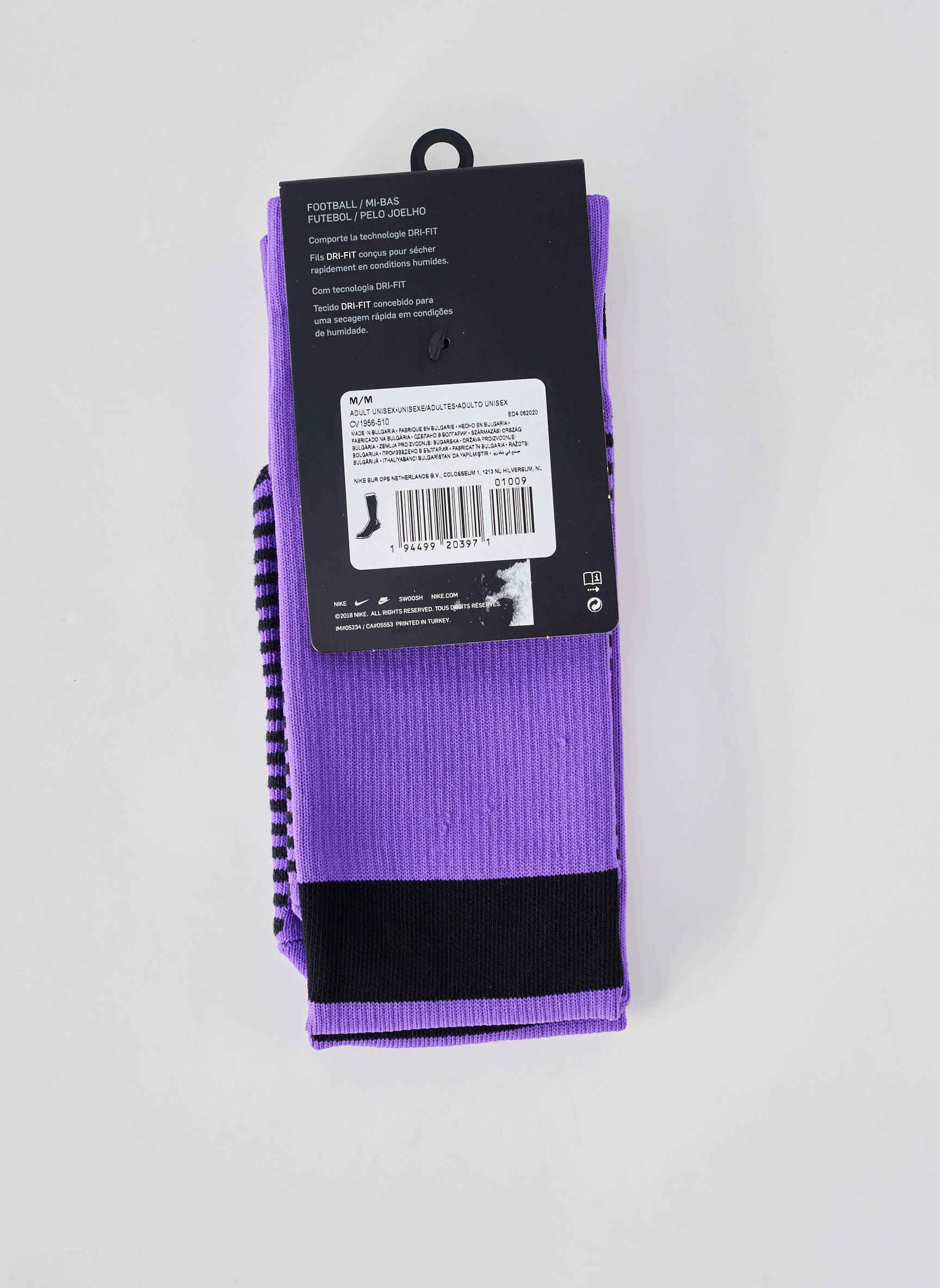 Kojinės tamprumas violetinis NIKE unisexas