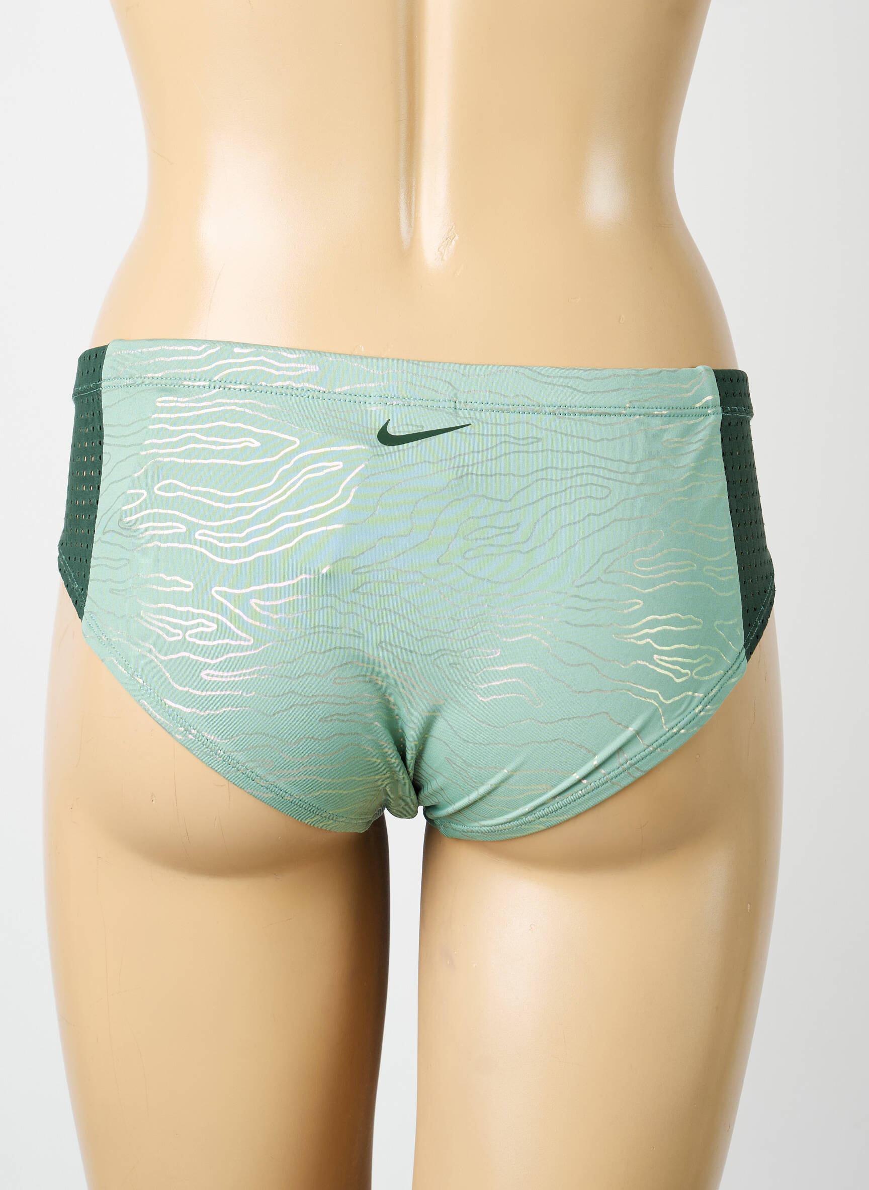 Maudymosi kelnaitės fantazijos raštas kelnaitės žalias NIKE moteris
