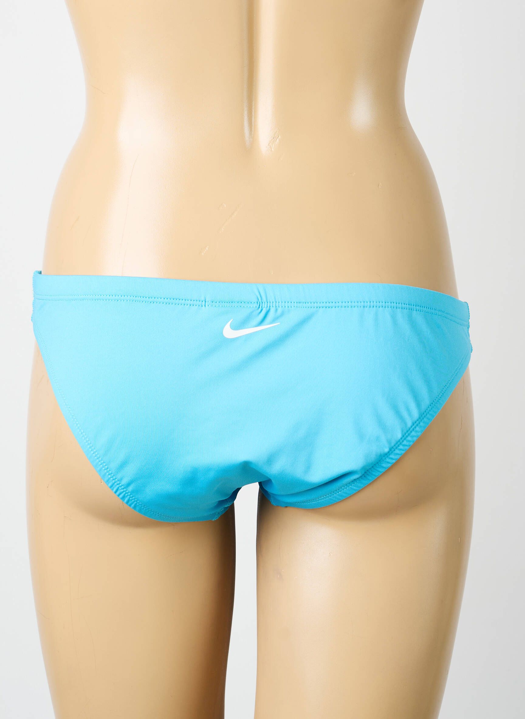 Maudymosi kelnaitės užsegimas su raišteliais kelnaitės mėlyna NIKE moteris