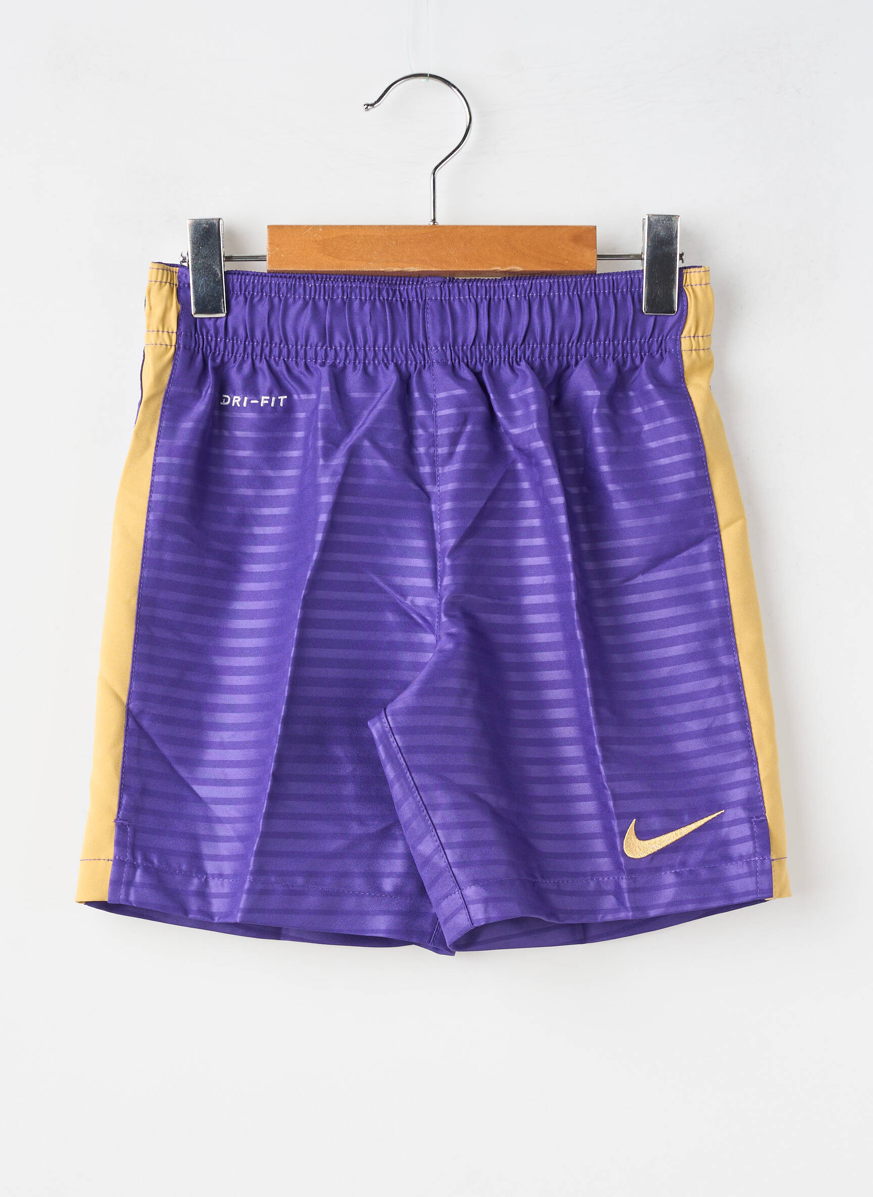 Šortas popelinos audinys, kuris pasižymi lygiu ir tankiu paviršiumi. elastinė dydis violetinis NIKE vaikas