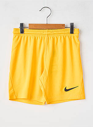 Šortas popelinos audinys, kuris pasižymi lygiu ir tankiu paviršiumi. elastinė dydis geltona NIKE vaikas