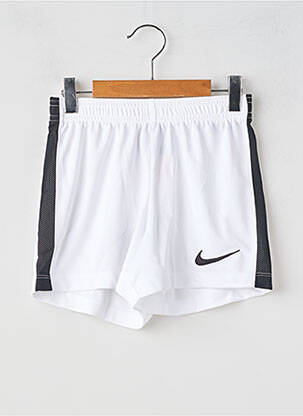 Šortas popelinos audinys, kuris pasižymi lygiu ir tankiu paviršiumi. elastinė dydis baltas NIKE vaikas
