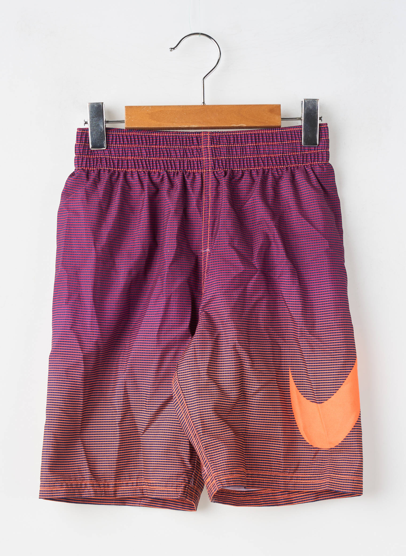 Maudymosi šortas juostelės raštas violetinis NIKE berniukas