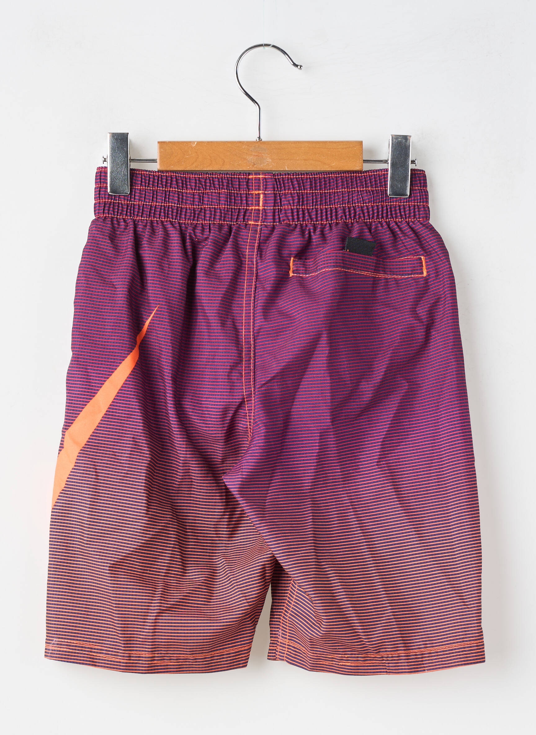 Maudymosi šortas juostelės raštas violetinis NIKE berniukas