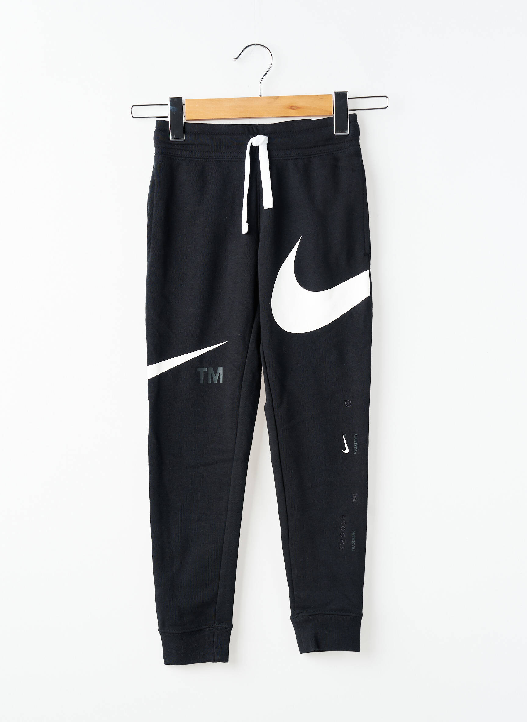 Joggins sietspausdinimas elastinė dydis juodas NIKE berniukas